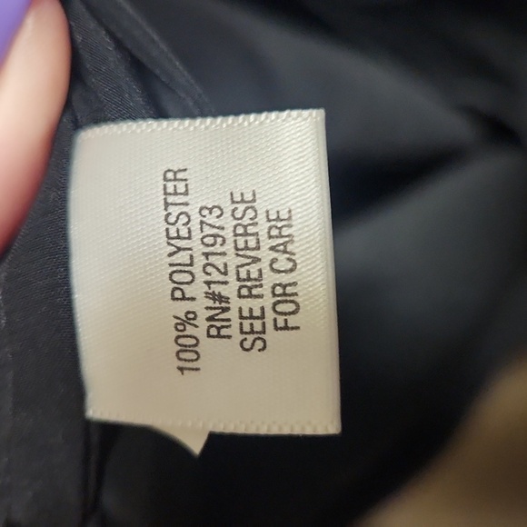 Simply Vera Vera Wang Black Dress SZ L - Picture 11 of 12